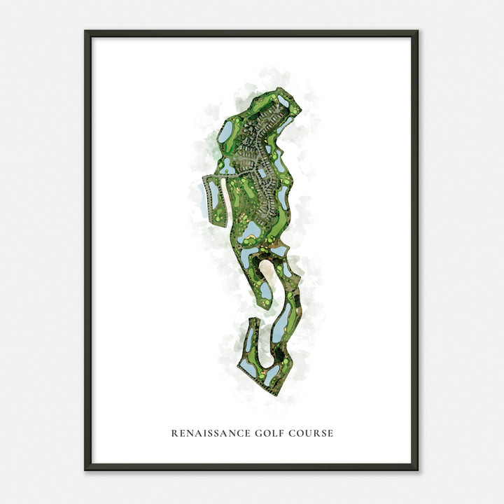 Print of Renaissance Golf Course Classic Map