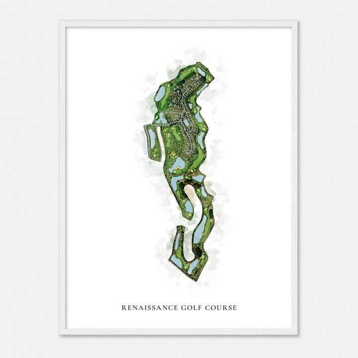 Print of Renaissance Golf Course Classic Map