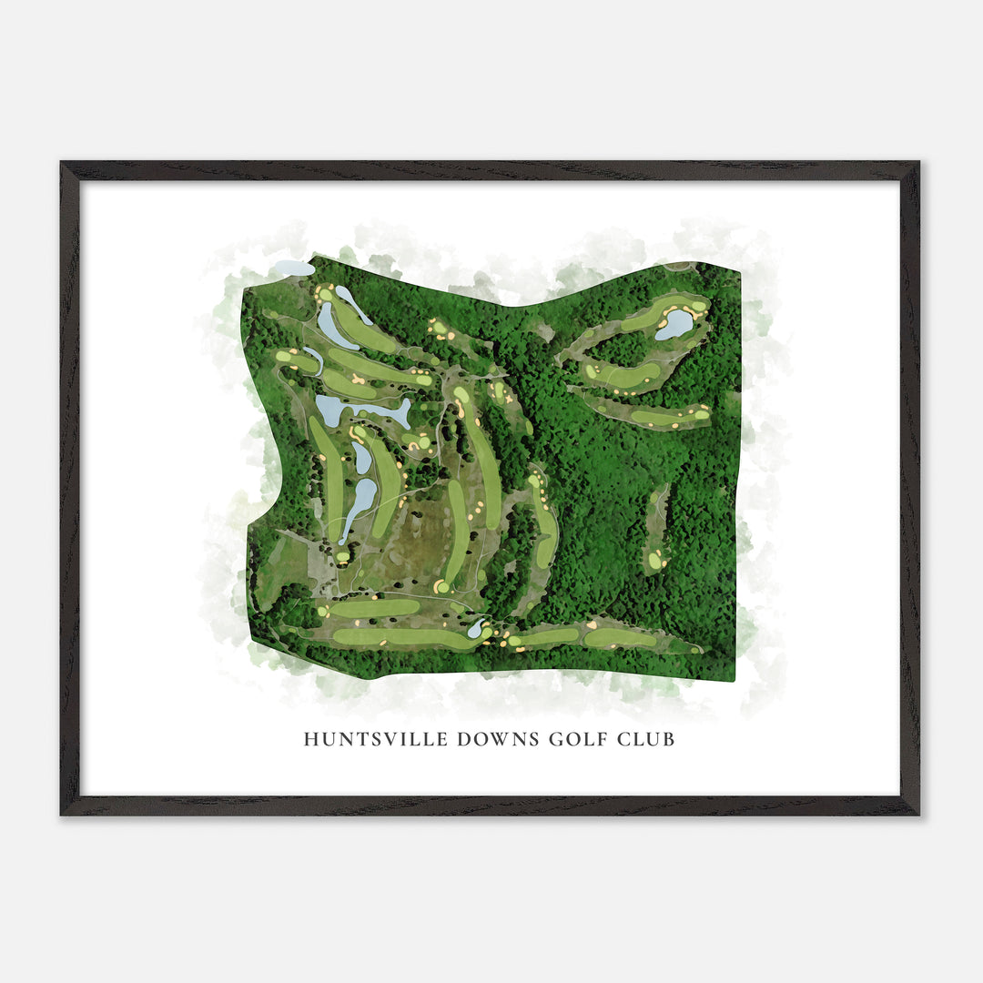 Print of Huntsville Downs Golf Club Classic Map