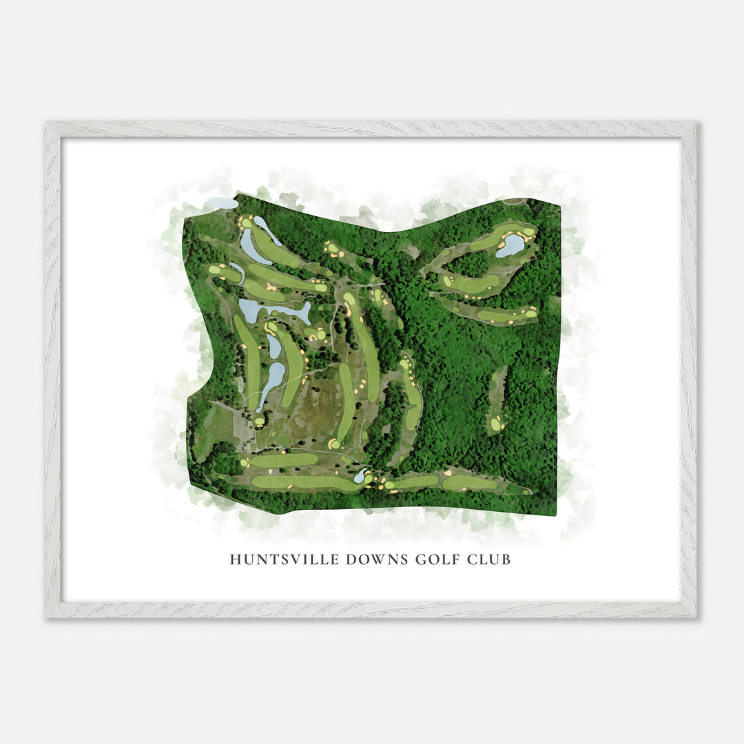 Print of Huntsville Downs Golf Club Classic Map