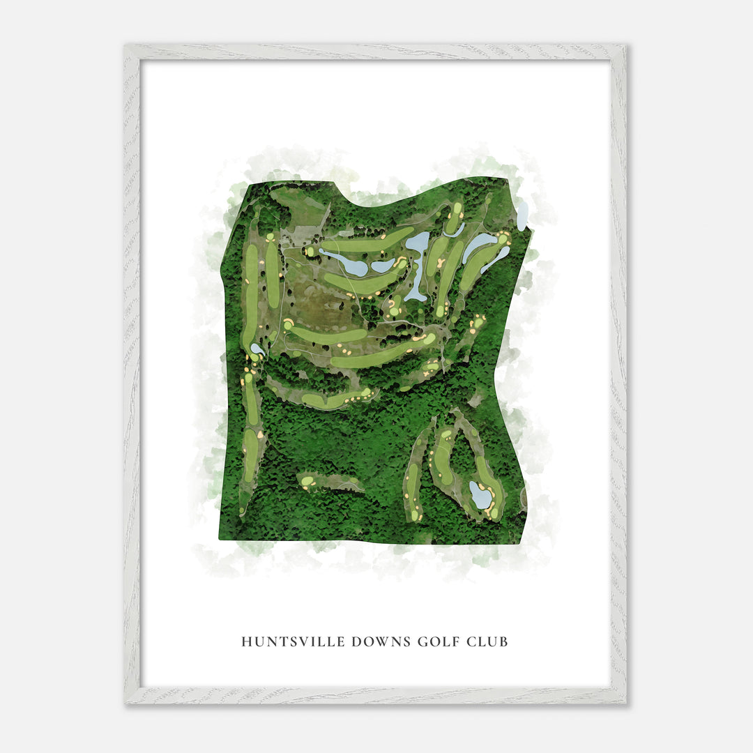 Print of Huntsville Downs Golf Club Classic Map