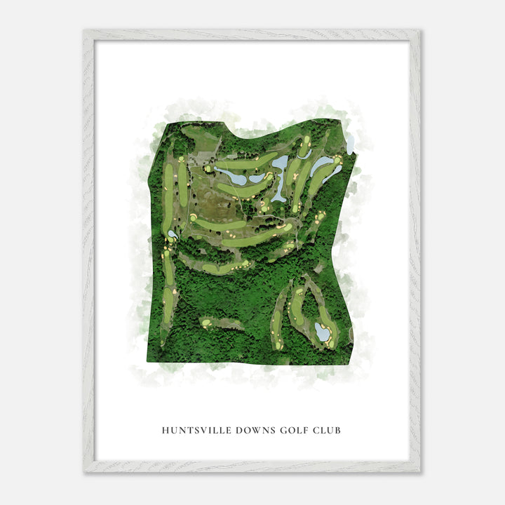 Print of Huntsville Downs Golf Club Classic Map