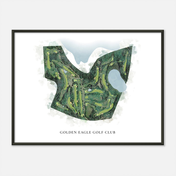 Print of Golden Eagle Golf Club Classic Map