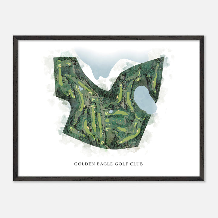 Print of Golden Eagle Golf Club Classic Map