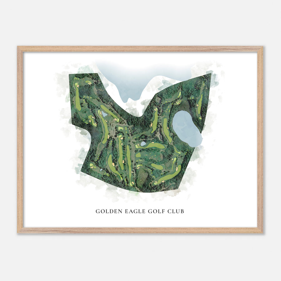 Print of Golden Eagle Golf Club Classic Map