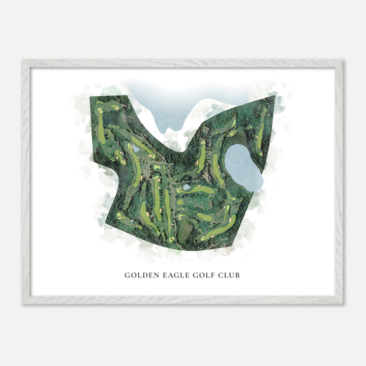 Print of Golden Eagle Golf Club Classic Map