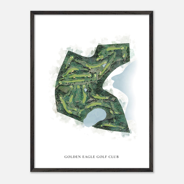 Print of Golden Eagle Golf Club Classic Map