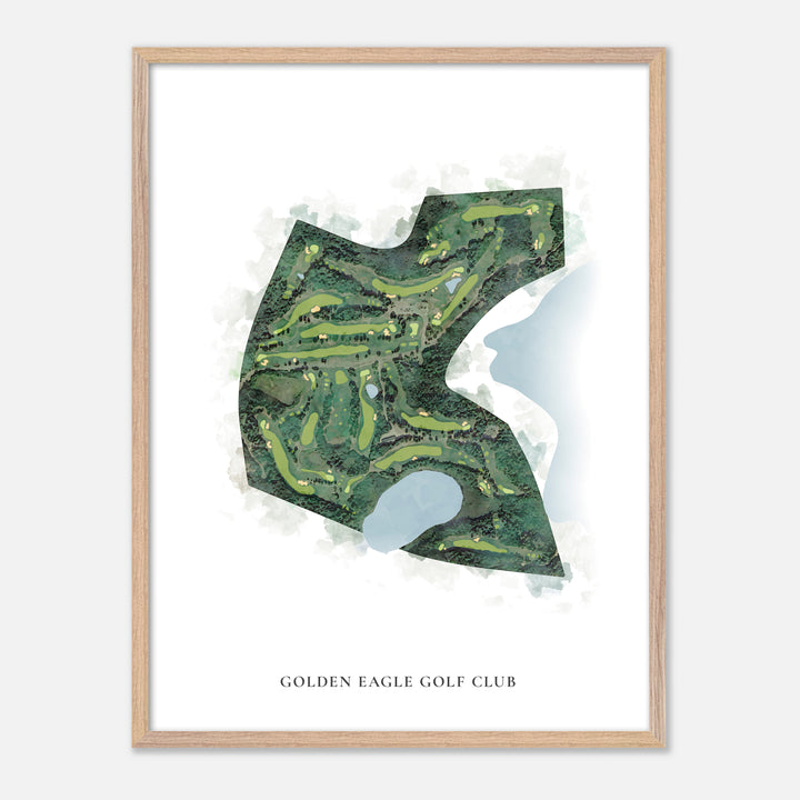 Print of Golden Eagle Golf Club Classic Map