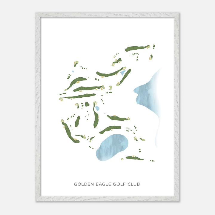 Print of Golden Eagle Golf Club Modern Map