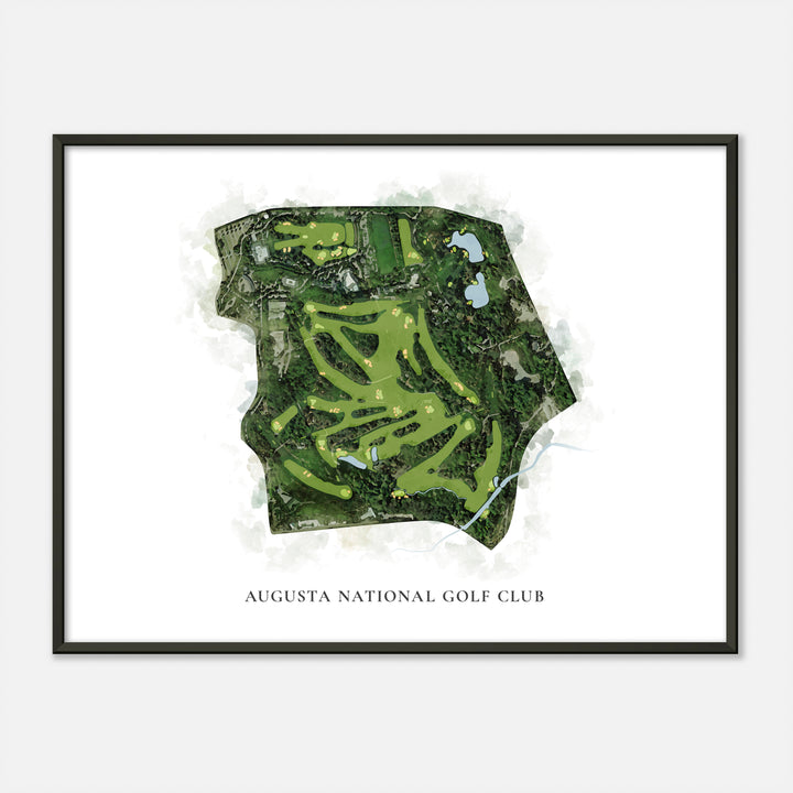 Print of Augusta National Golf Club Classic Map