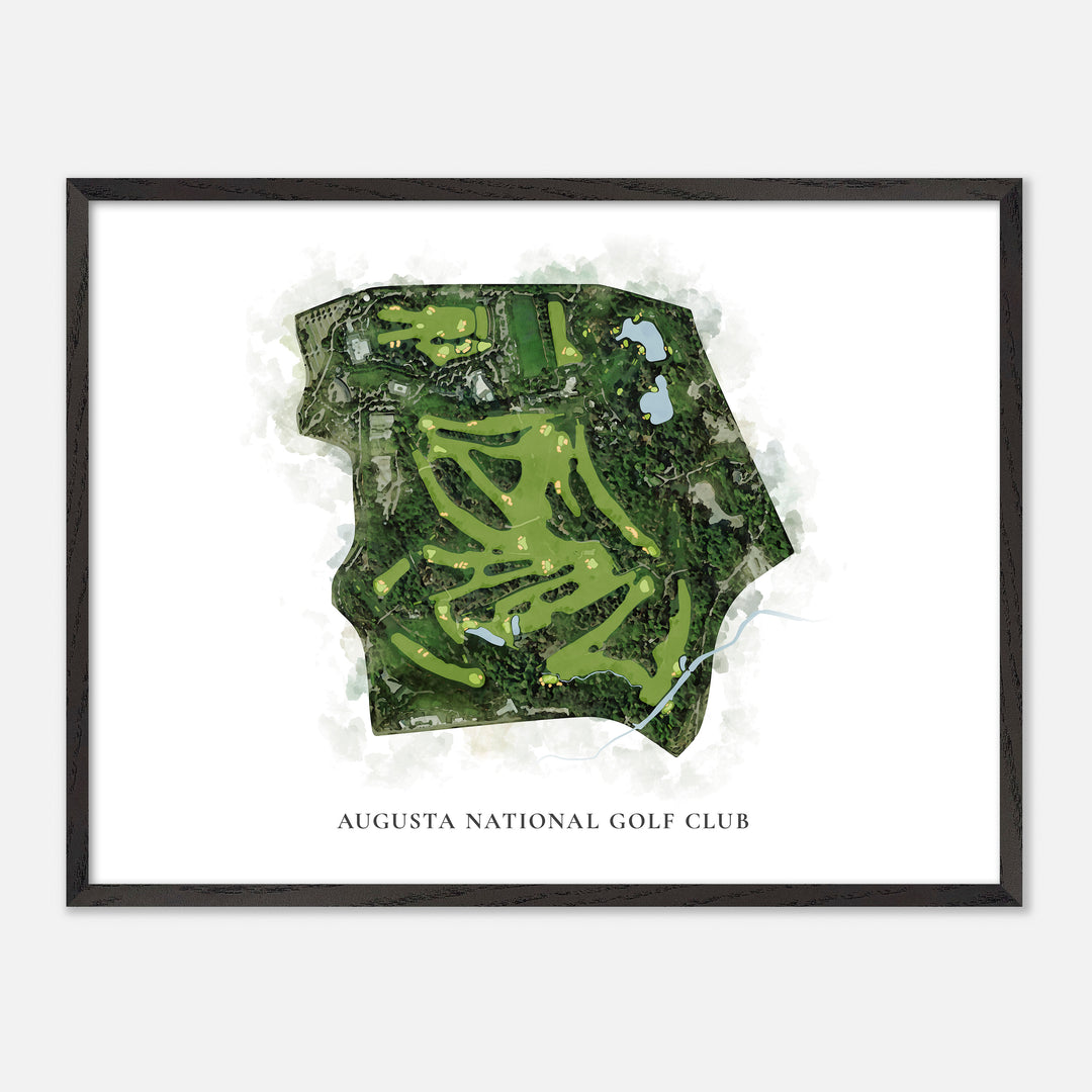Print of Augusta National Golf Club Classic Map