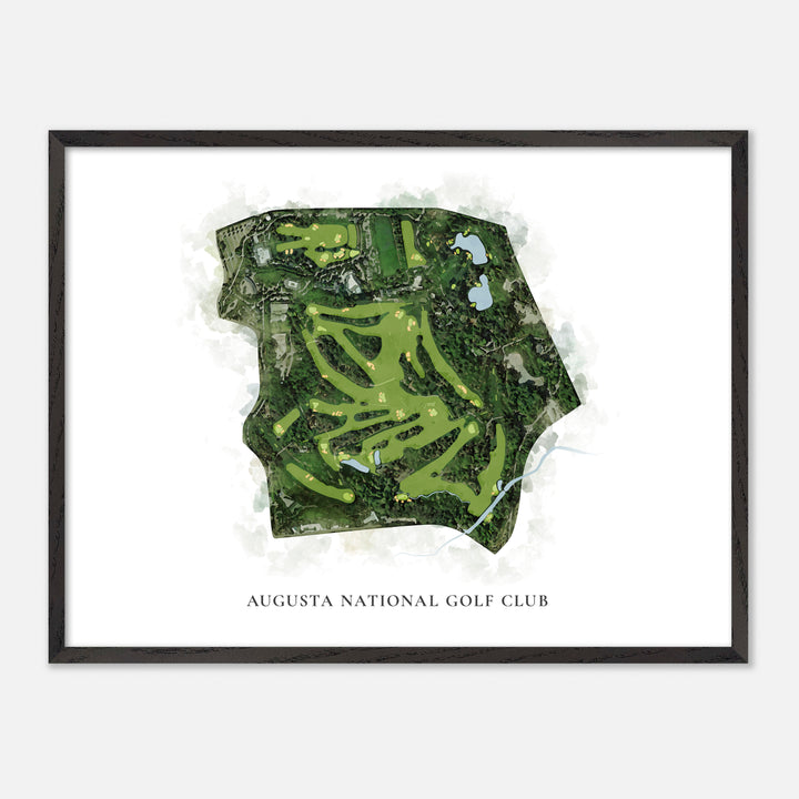 Print of Augusta National Golf Club Classic Map