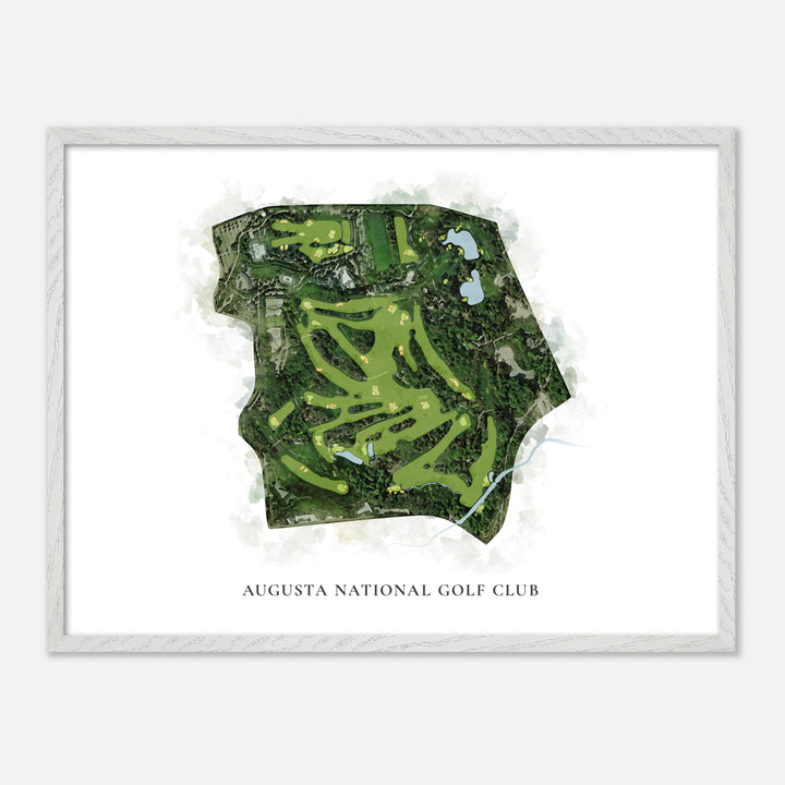 Print of Augusta National Golf Club Classic Map
