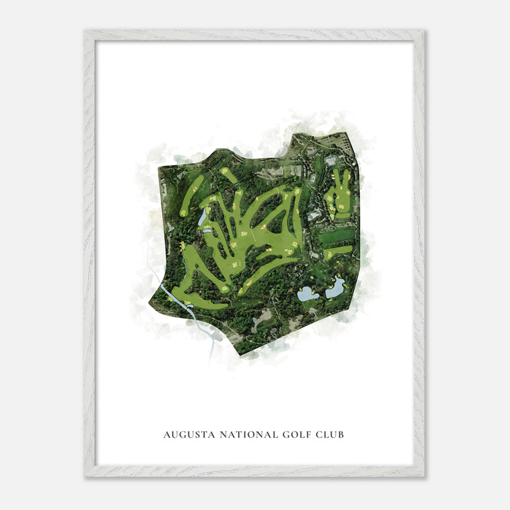Print of Augusta National Golf Club Classic Map