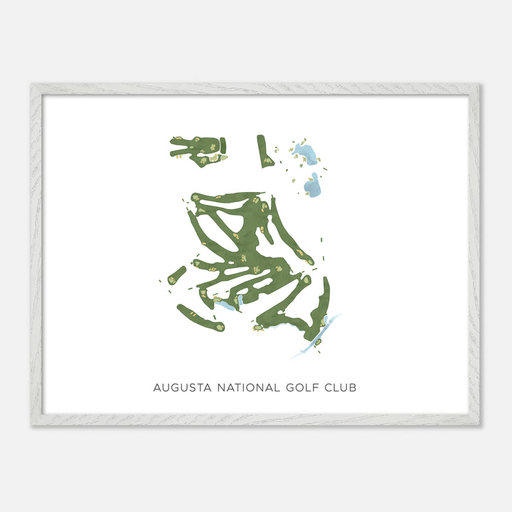 Print of Augusta National Golf Club Modern Map