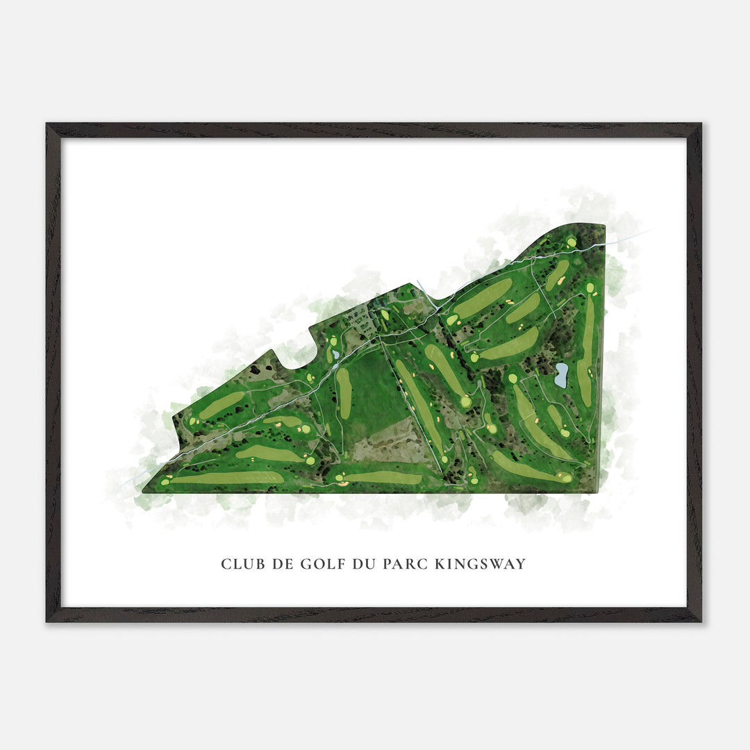 Print of Club De Golf Du Parc Kingsway Classic Map