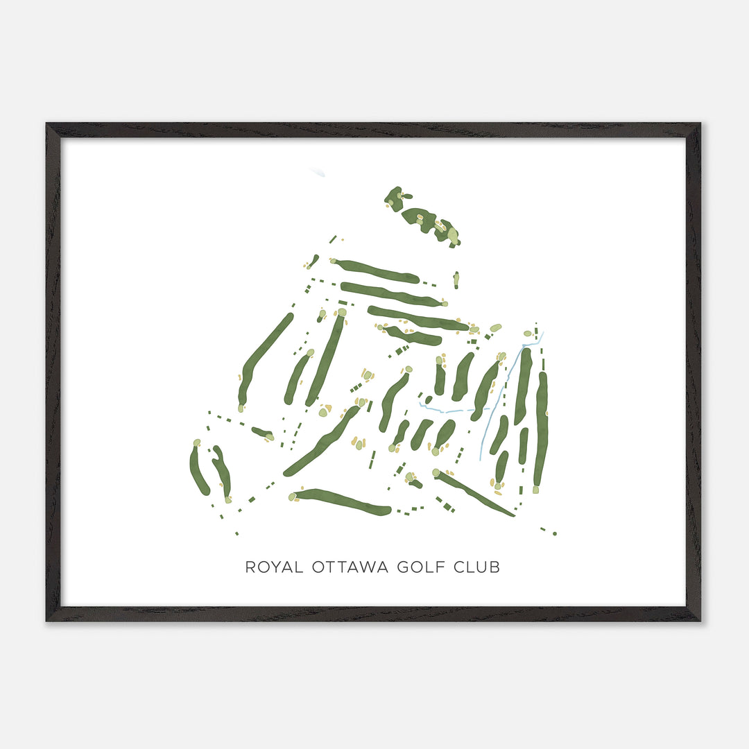Print of Royal Ottawa Golf Club Modern Map