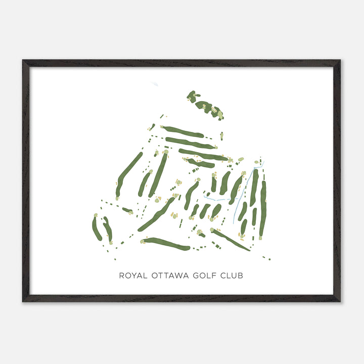 Print of Royal Ottawa Golf Club Modern Map