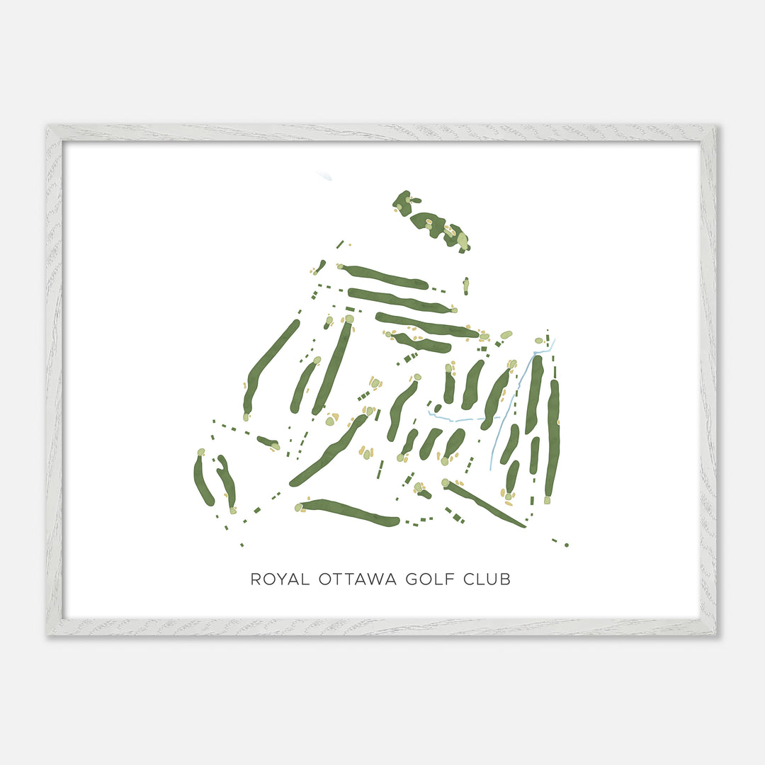 Print of Royal Ottawa Golf Club Modern Map