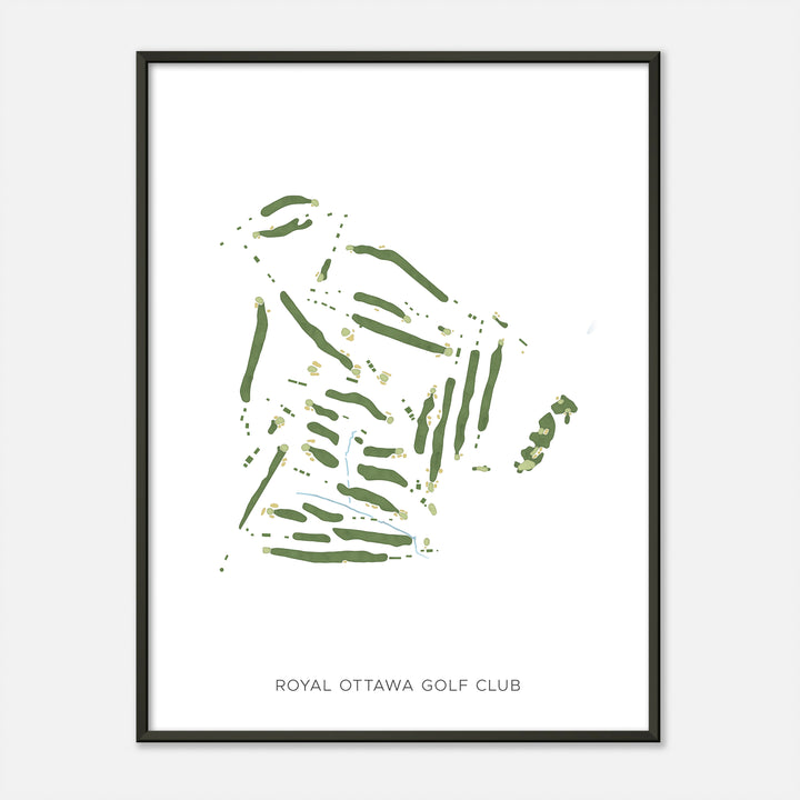 Print of Royal Ottawa Golf Club Modern Map