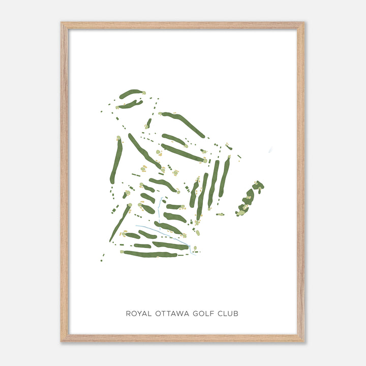 Print of Royal Ottawa Golf Club Modern Map