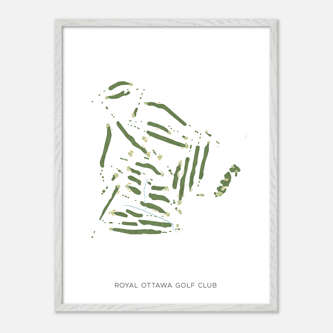 Print of Royal Ottawa Golf Club Modern Map