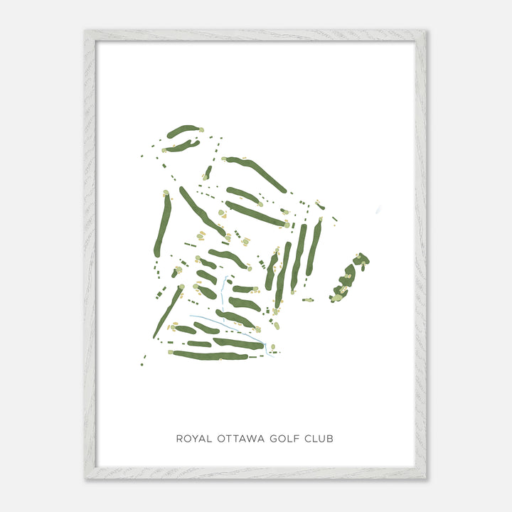 Print of Royal Ottawa Golf Club Modern Map