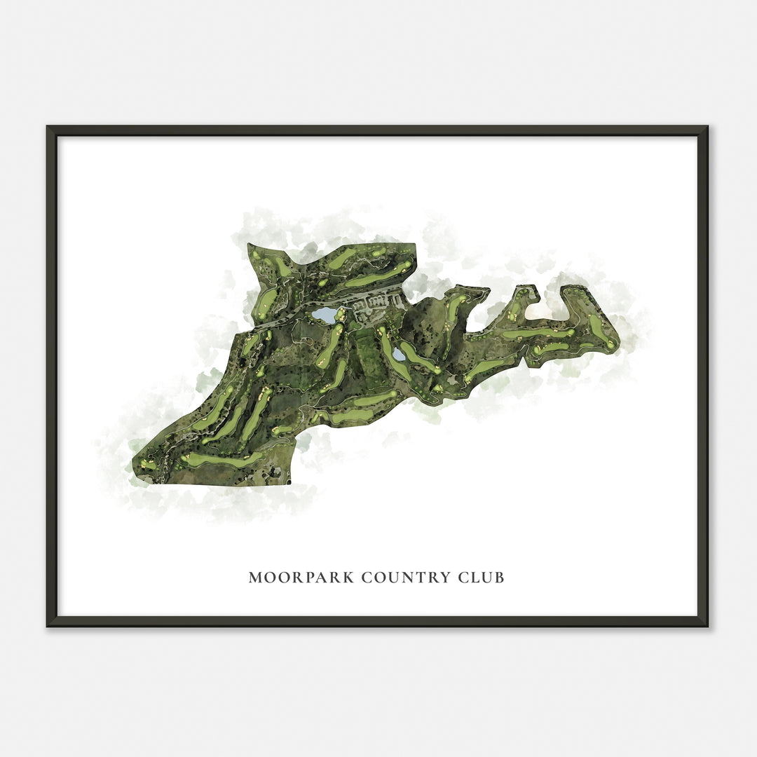 Print of Moorpark Country Club Classic Map