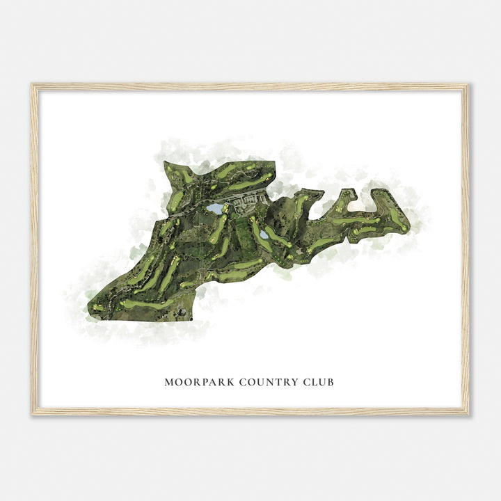 Print of Moorpark Country Club Classic Map