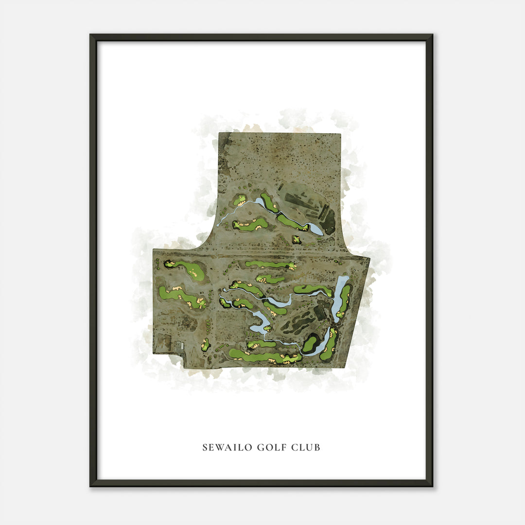 Print of Sewailo Golf Club Classic Map