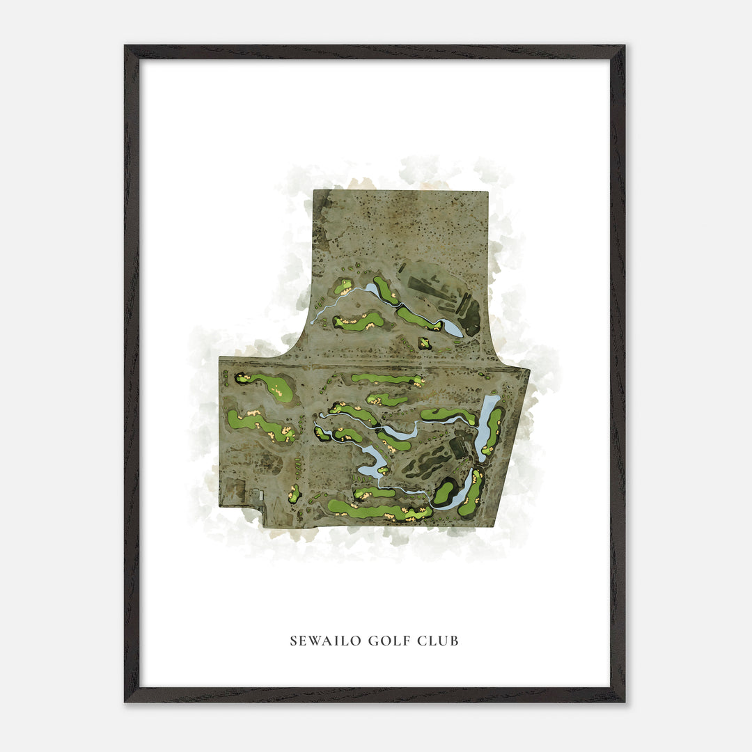 Print of Sewailo Golf Club Classic Map
