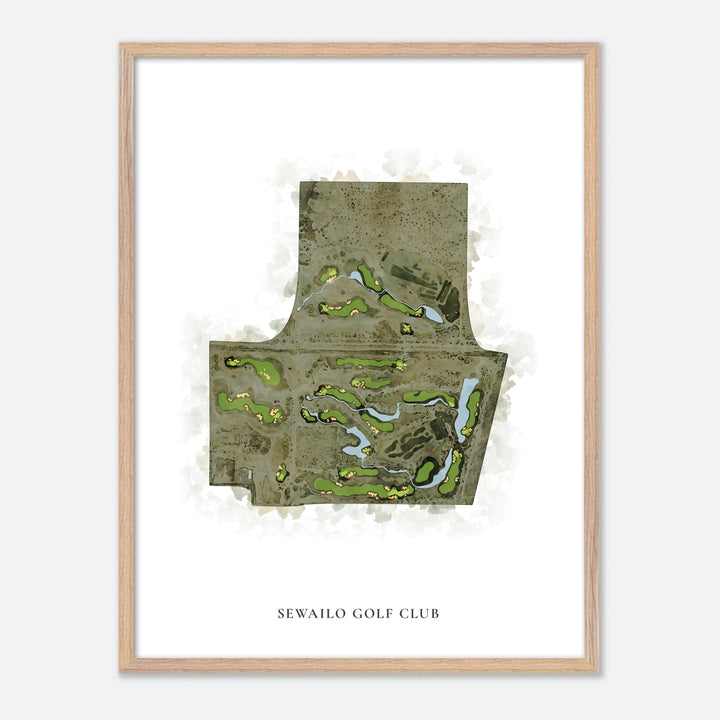 Print of Sewailo Golf Club Classic Map