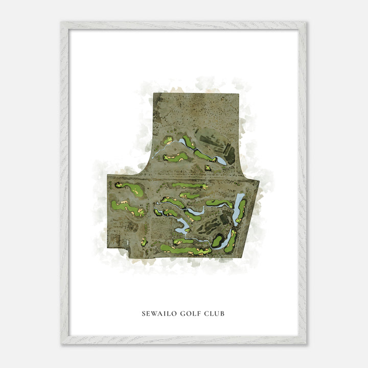 Print of Sewailo Golf Club Classic Map