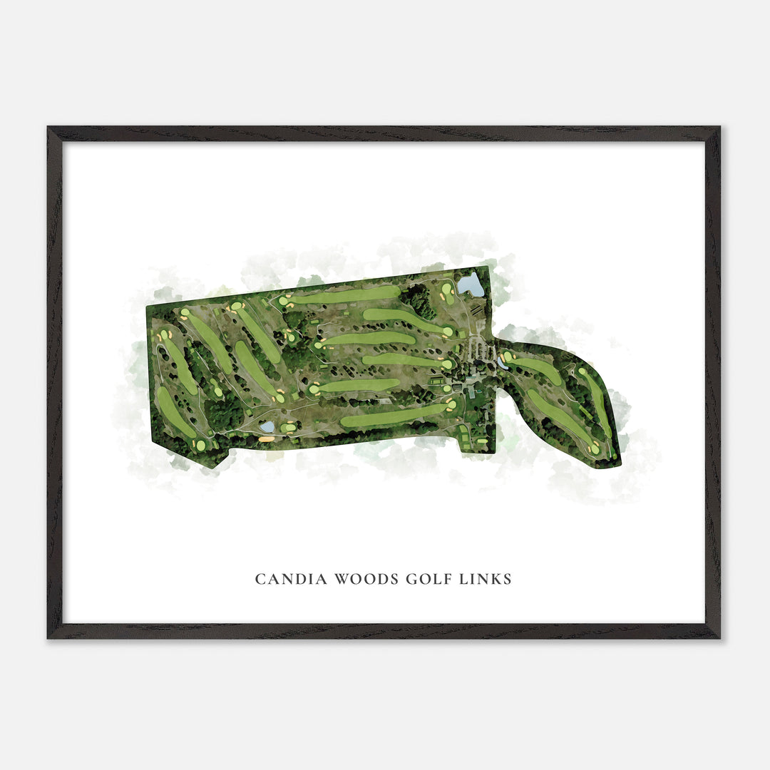 Print of Candia Woods Golf Links Classic Map