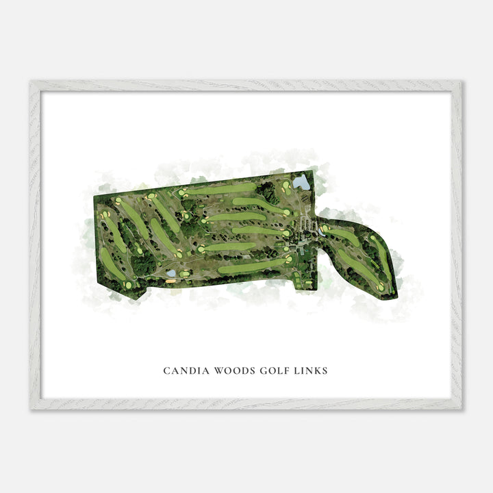 Print of Candia Woods Golf Links Classic Map