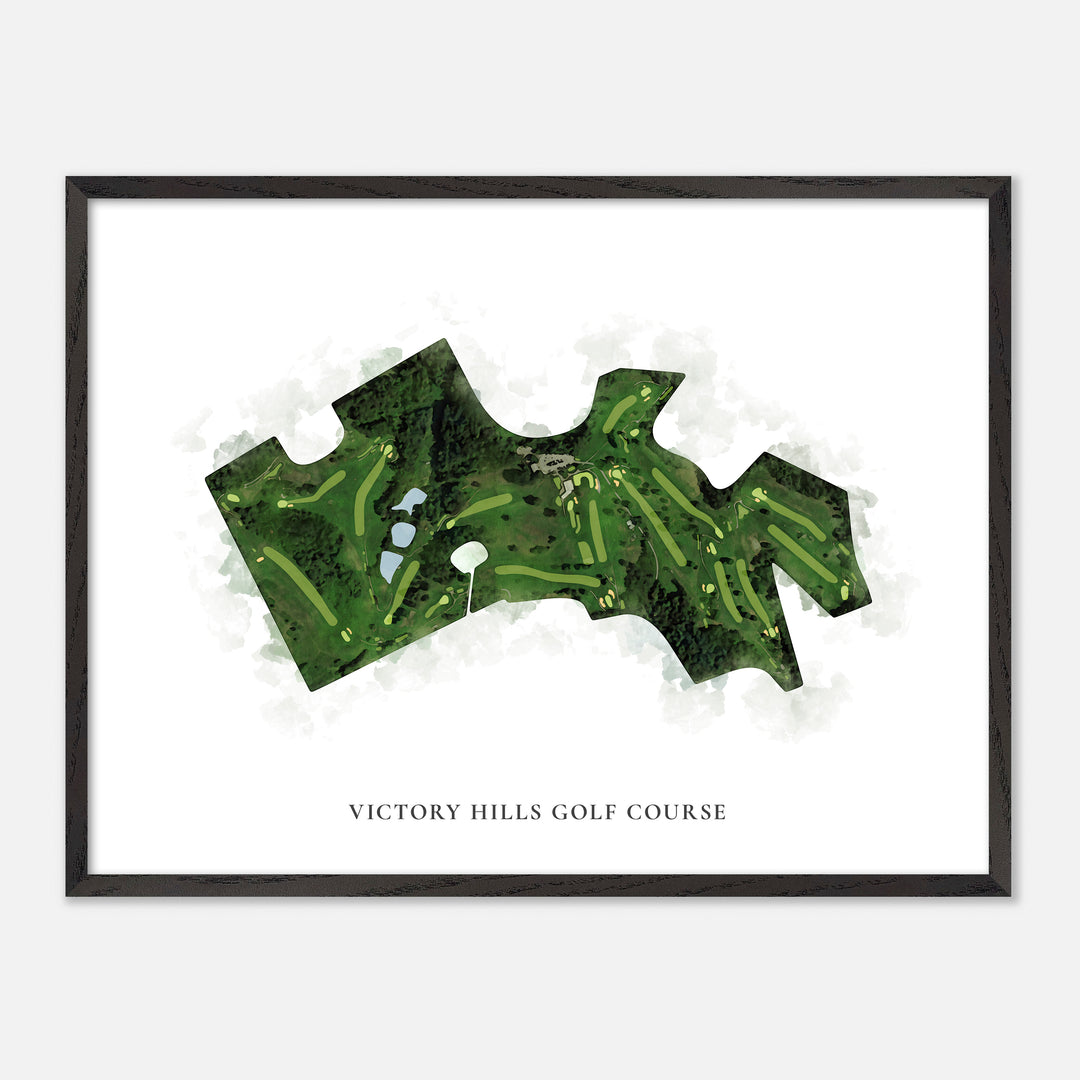 Print of Victory Hills Golf Course Classic Map