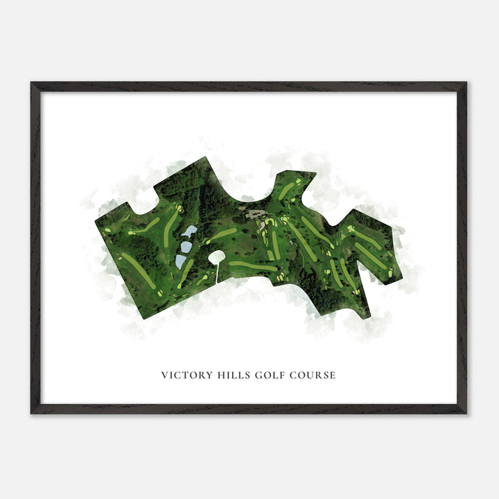 Print of Victory Hills Golf Course Classic Map