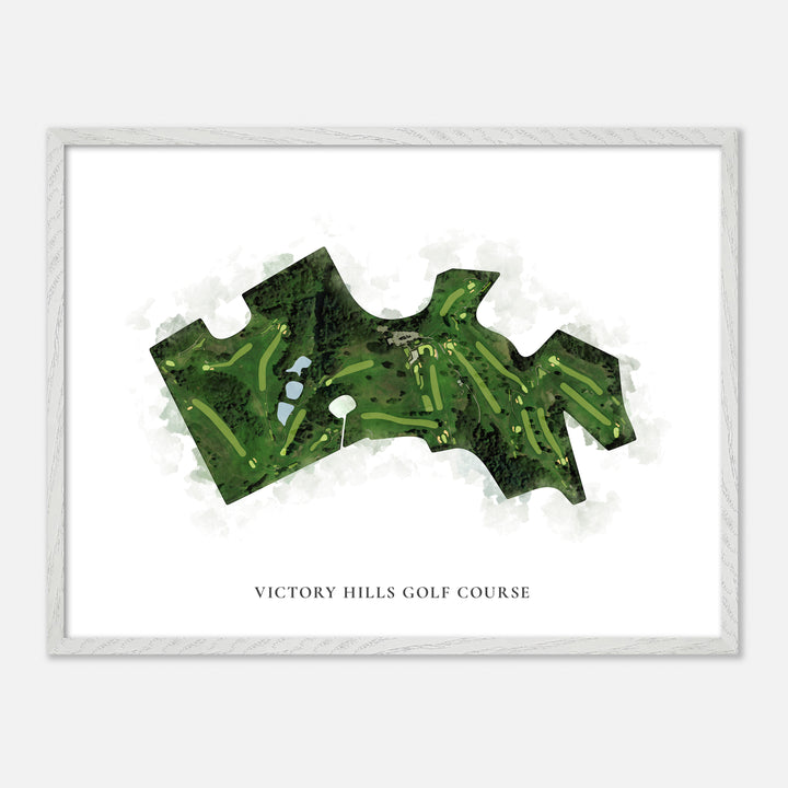 Print of Victory Hills Golf Course Classic Map