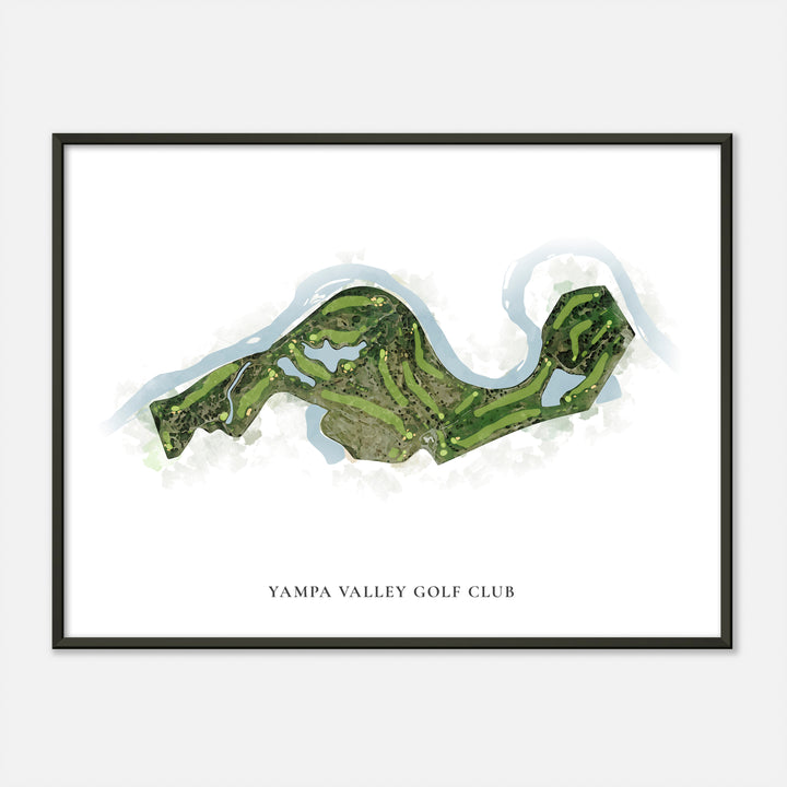 Print of Yampa Valley Golf Club Classic Map