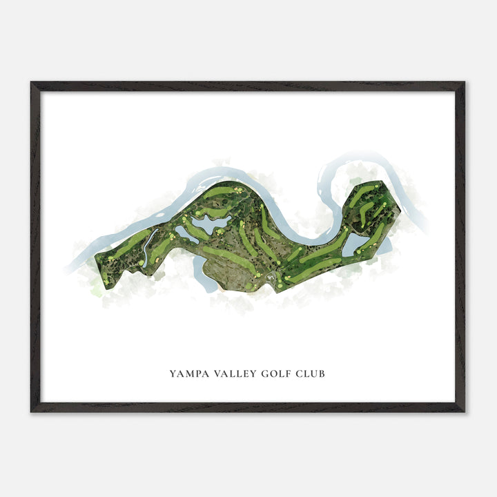 Print of Yampa Valley Golf Club Classic Map