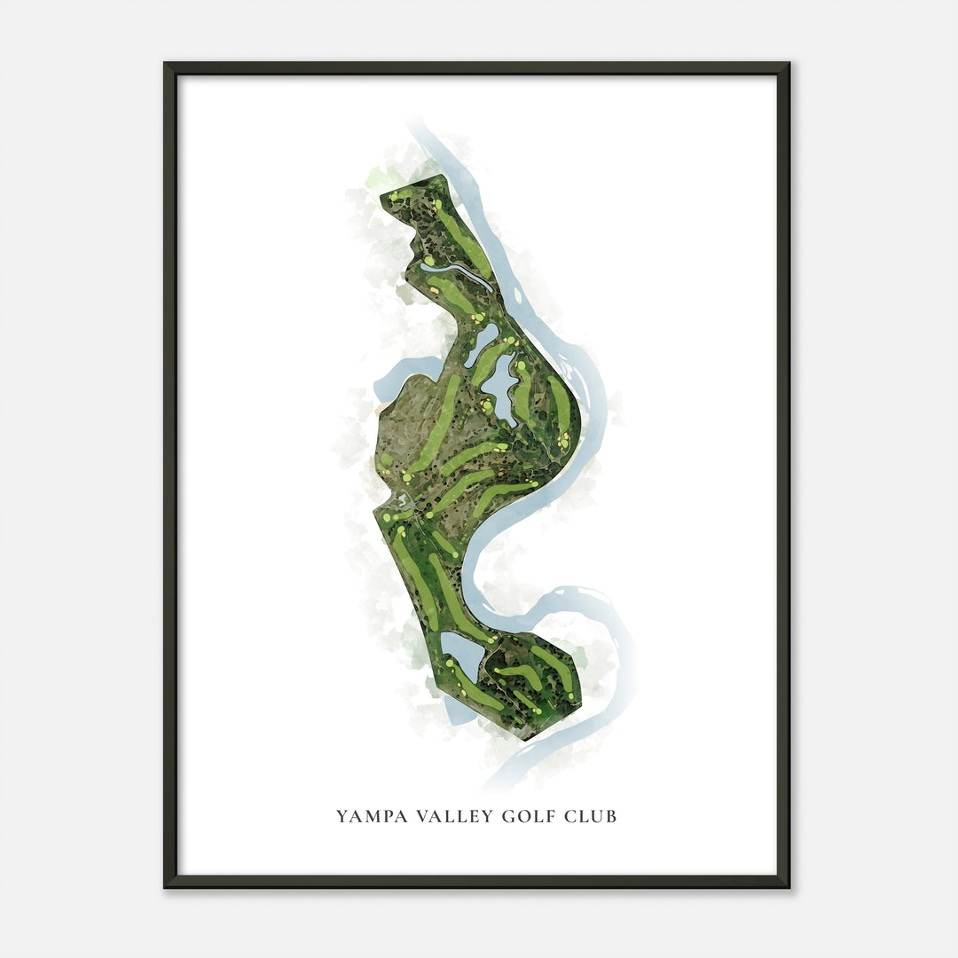 Print of Yampa Valley Golf Club Classic Map