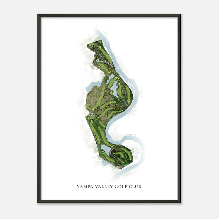 Print of Yampa Valley Golf Club Classic Map