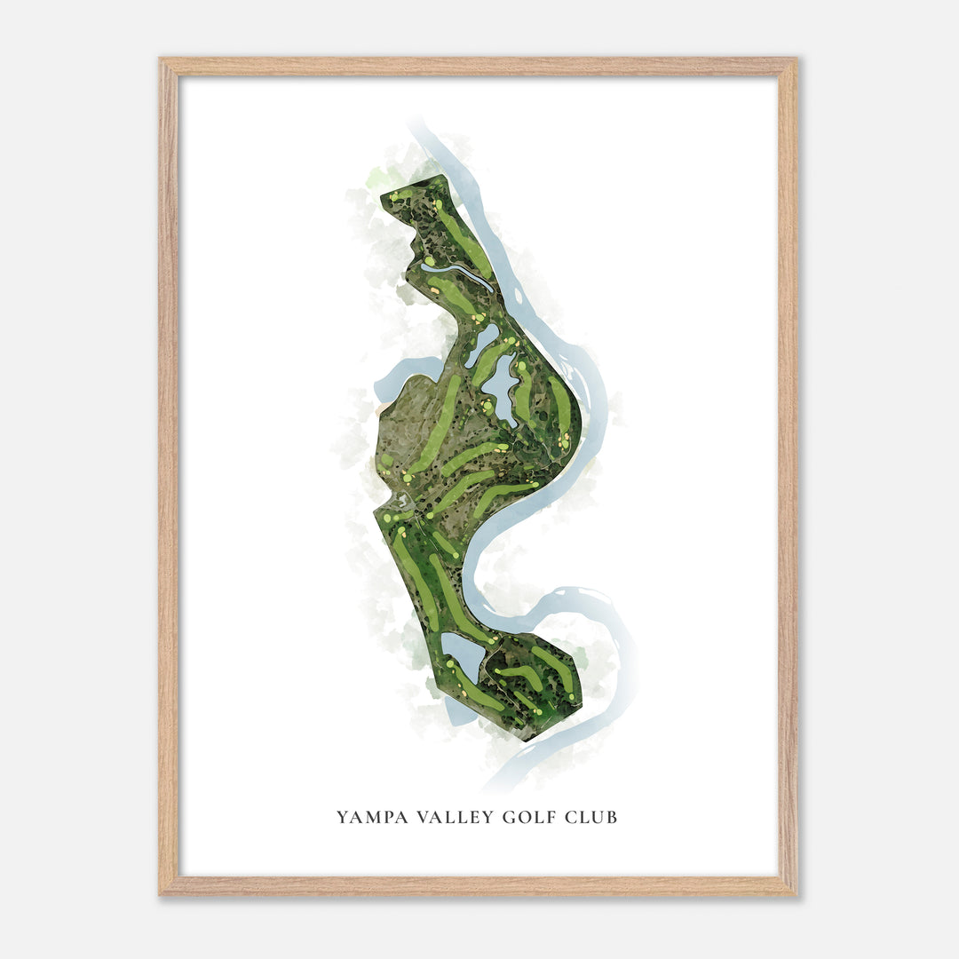 Print of Yampa Valley Golf Club Classic Map