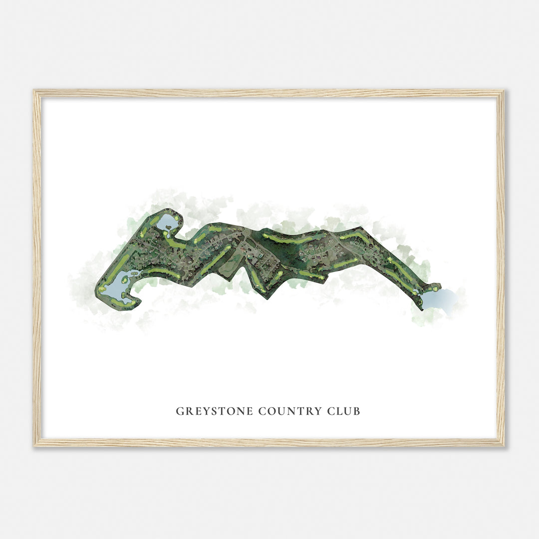 Print of Greystone Country Club Classic Map