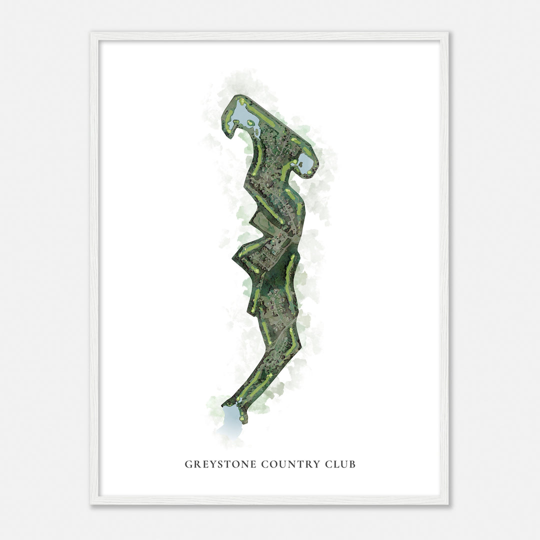 Print of Greystone Country Club Classic Map