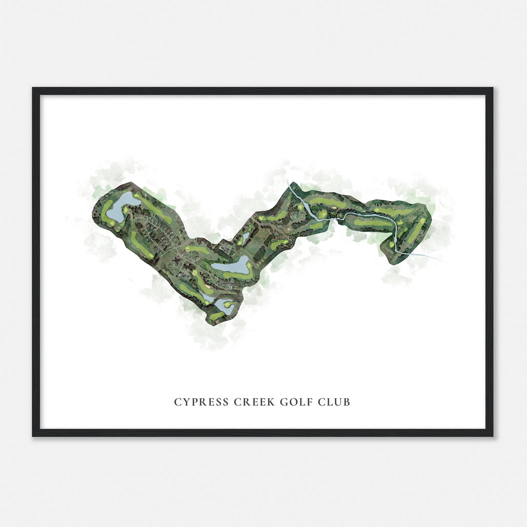 Print of Cypress Creek Golf Club Classic Map