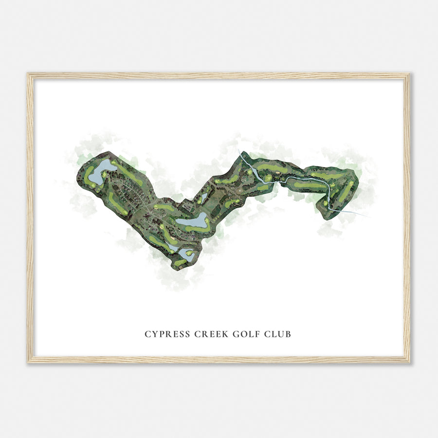 Print of Cypress Creek Golf Club Classic Map