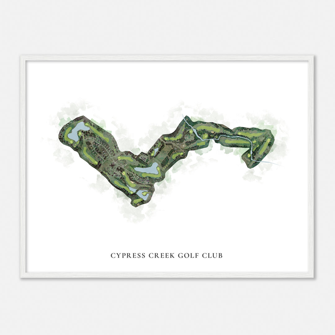 Print of Cypress Creek Golf Club Classic Map