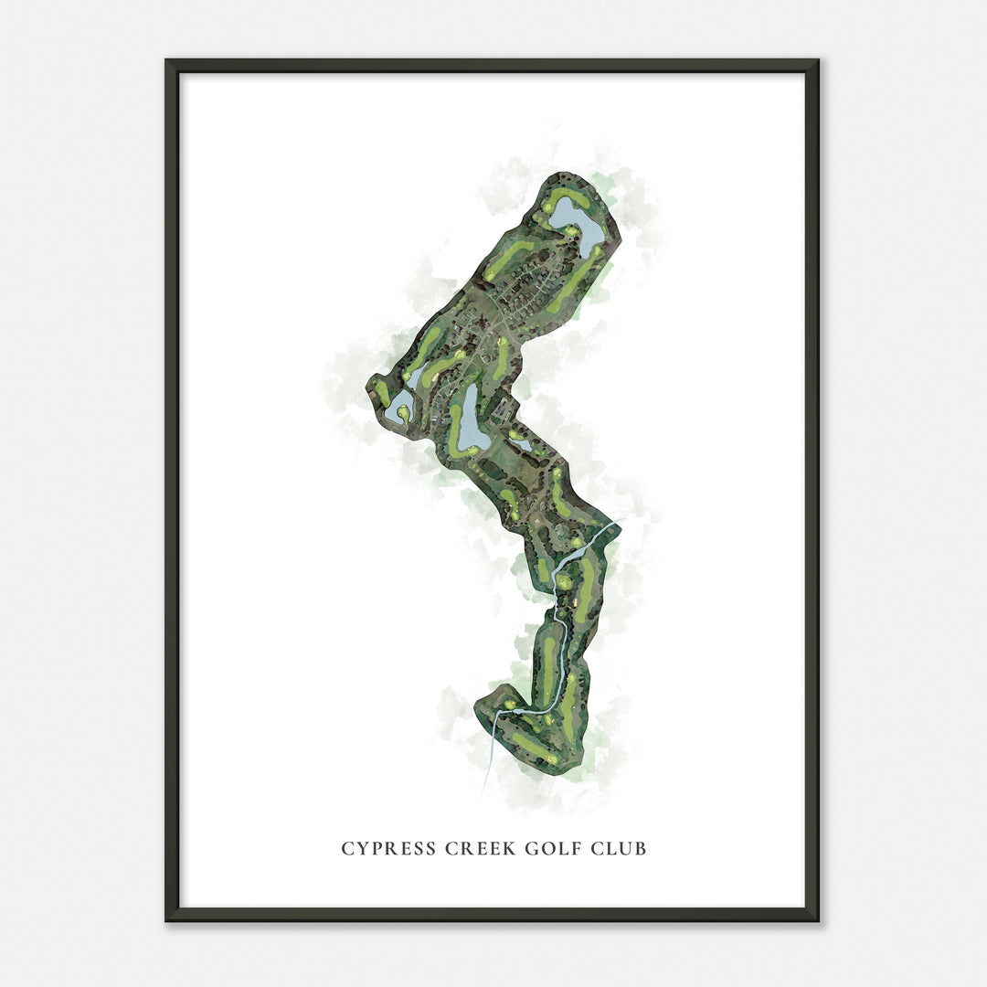 Print of Cypress Creek Golf Club Classic Map