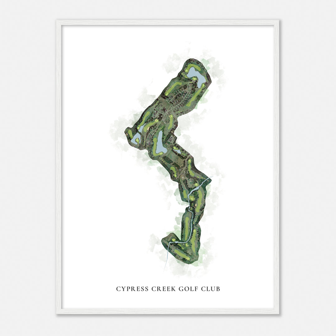 Print of Cypress Creek Golf Club Classic Map